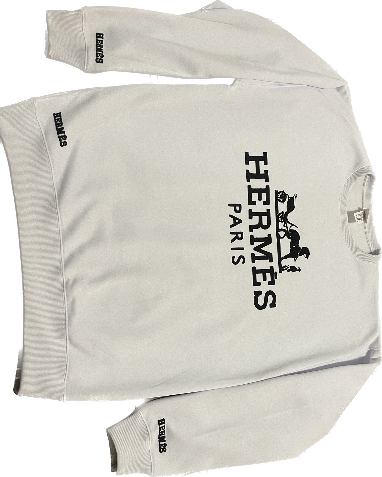 Sweater Long Sleeve/ Amazing Quality/ 3D Design. In Black And White All Sizes.