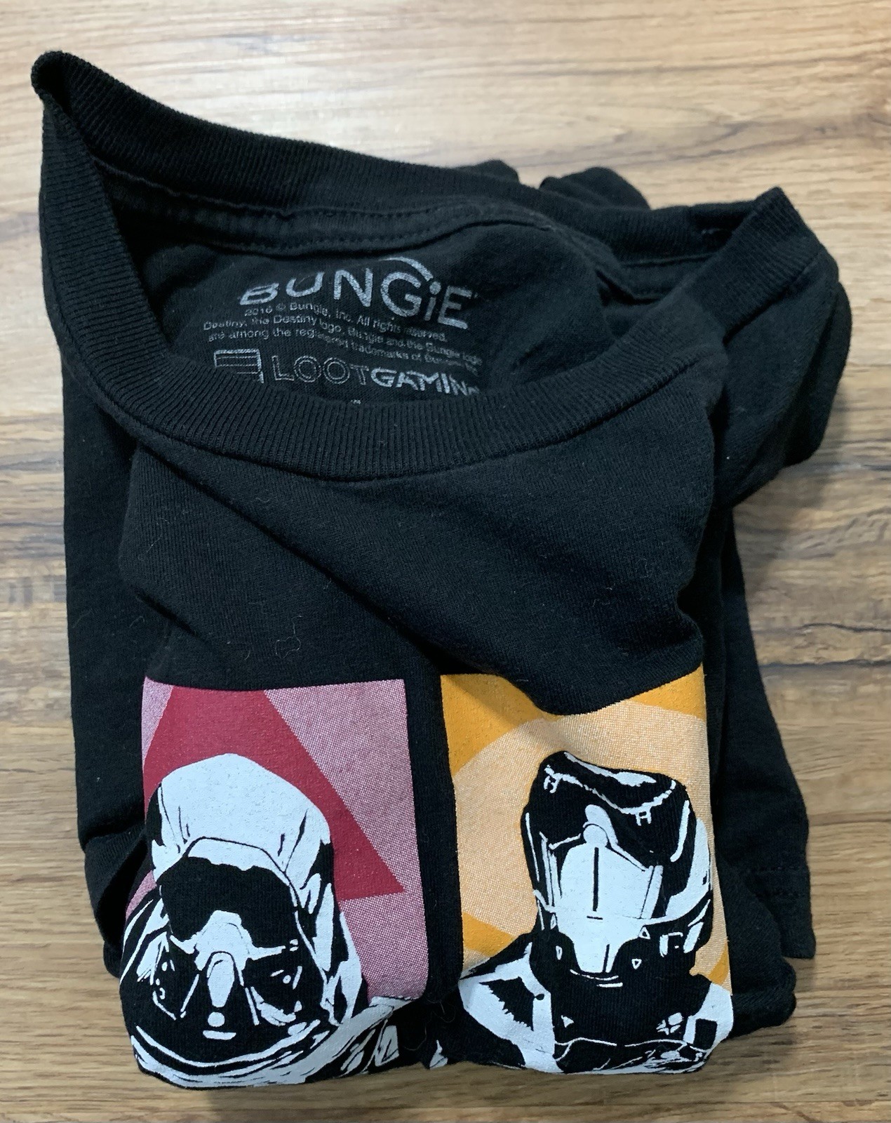 Bungie Men&rsquo;s Large « DESTINY » video game graphic T-shirt black short sleeve