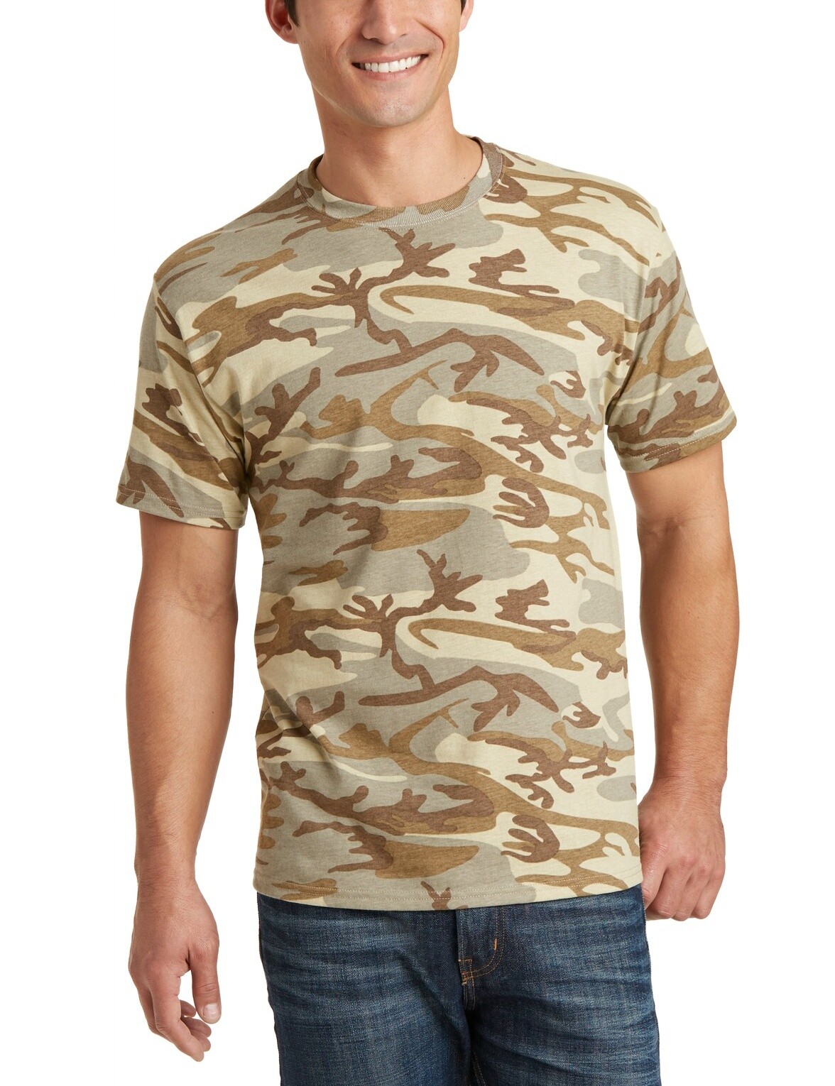 Just Blanks Men&rsquo;s Core Camo Crew Neck T-Shirt – JBPC54C