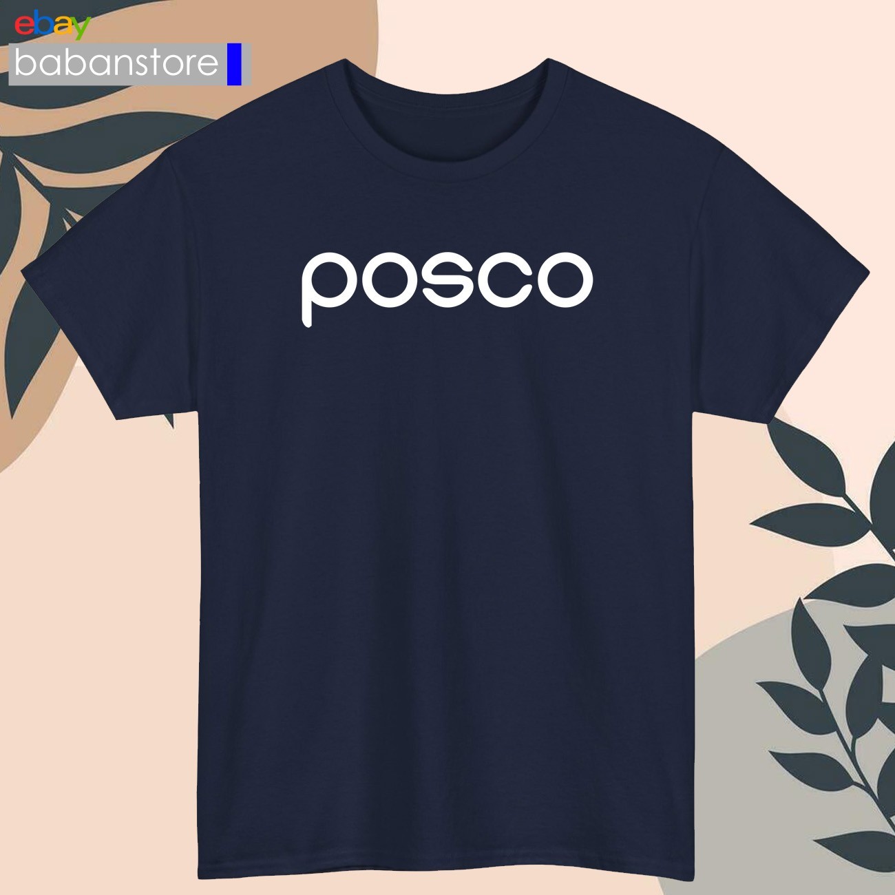 POSCO HOLDINGS Logo Black/White/Grey/Navy/Red/Light Blue T-Shirt S-5XL
