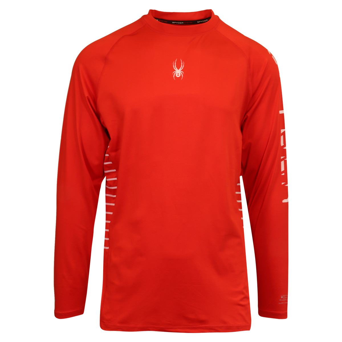 Spyder Men&rsquo;s T-Shirt Red UPF30+ Rash Guard L/S (S01D)