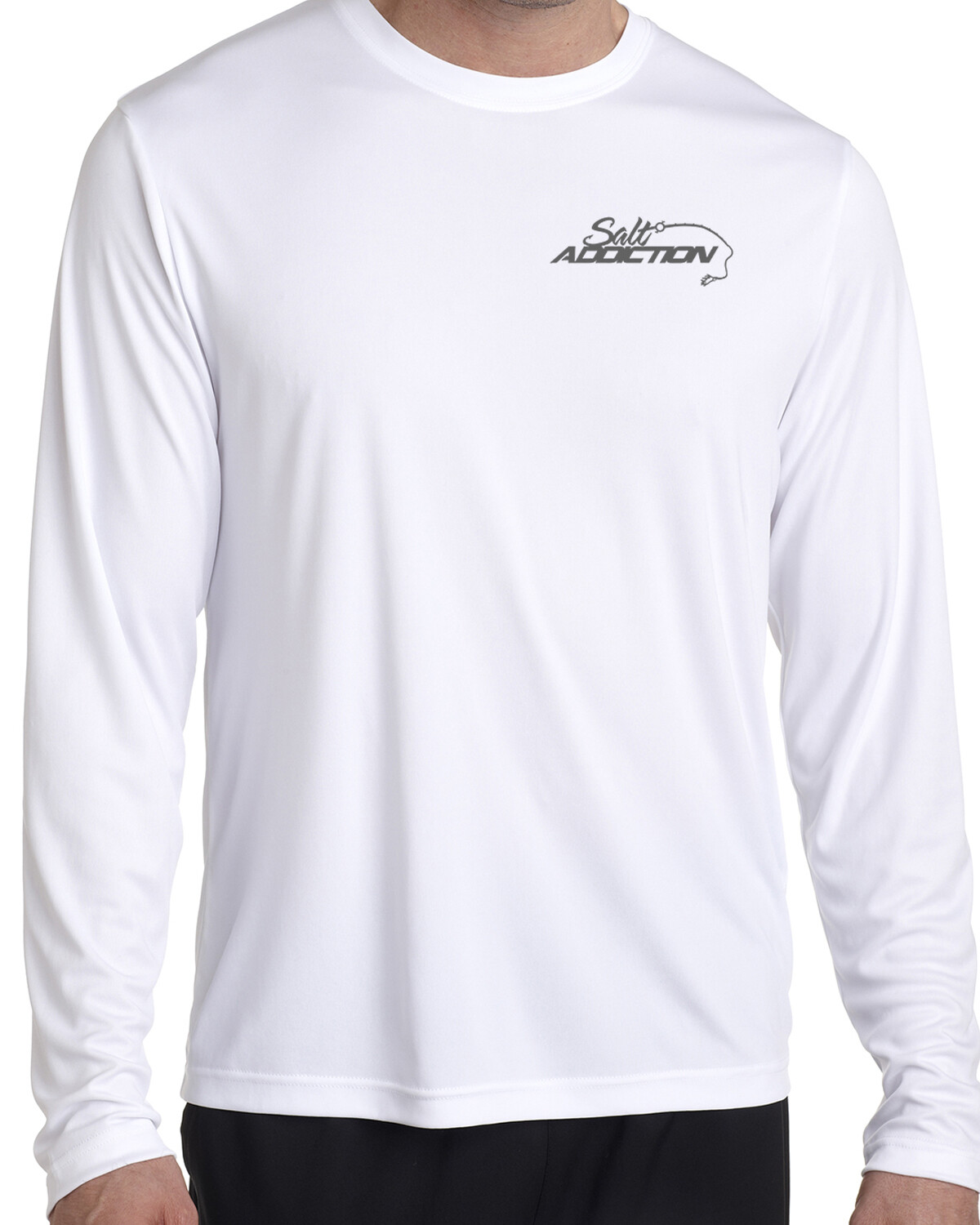Salt Addiction long sleeve microfiber Trolling fishing t shirt uv upf 50+ fish