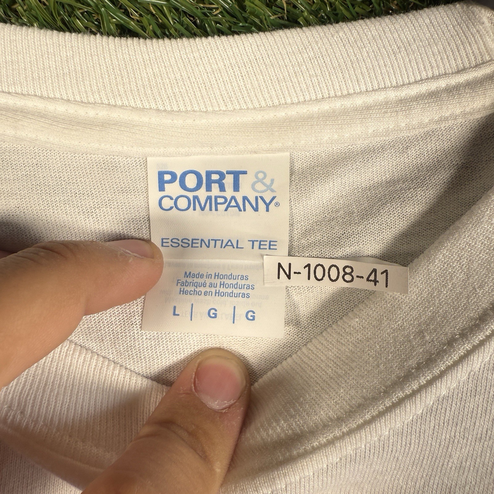 Port & Company Kingsmen 2024 Baseball Tee L White Graphic Four Seasons Oregon