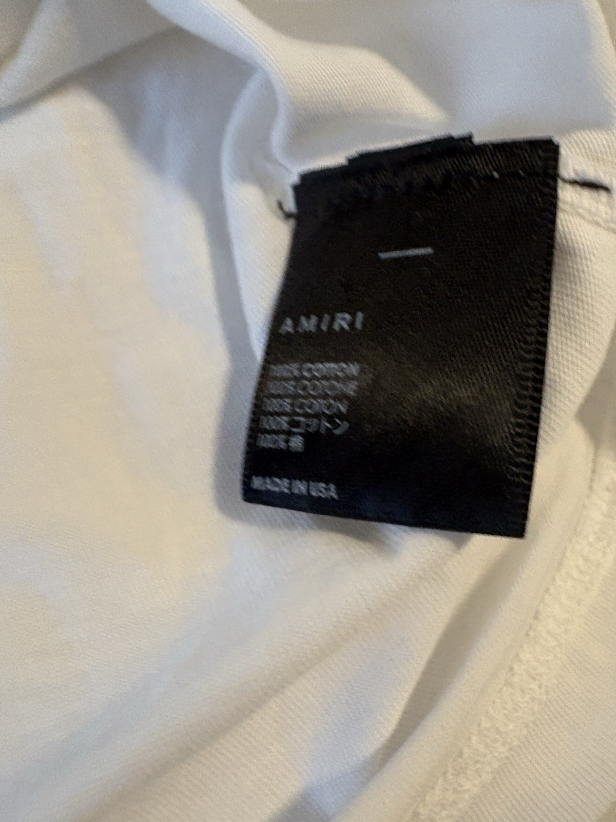 100% Authentic Men&rsquo;s Amiri Eden Rock T-Shirt White PF23MJG042 Size M With Tags