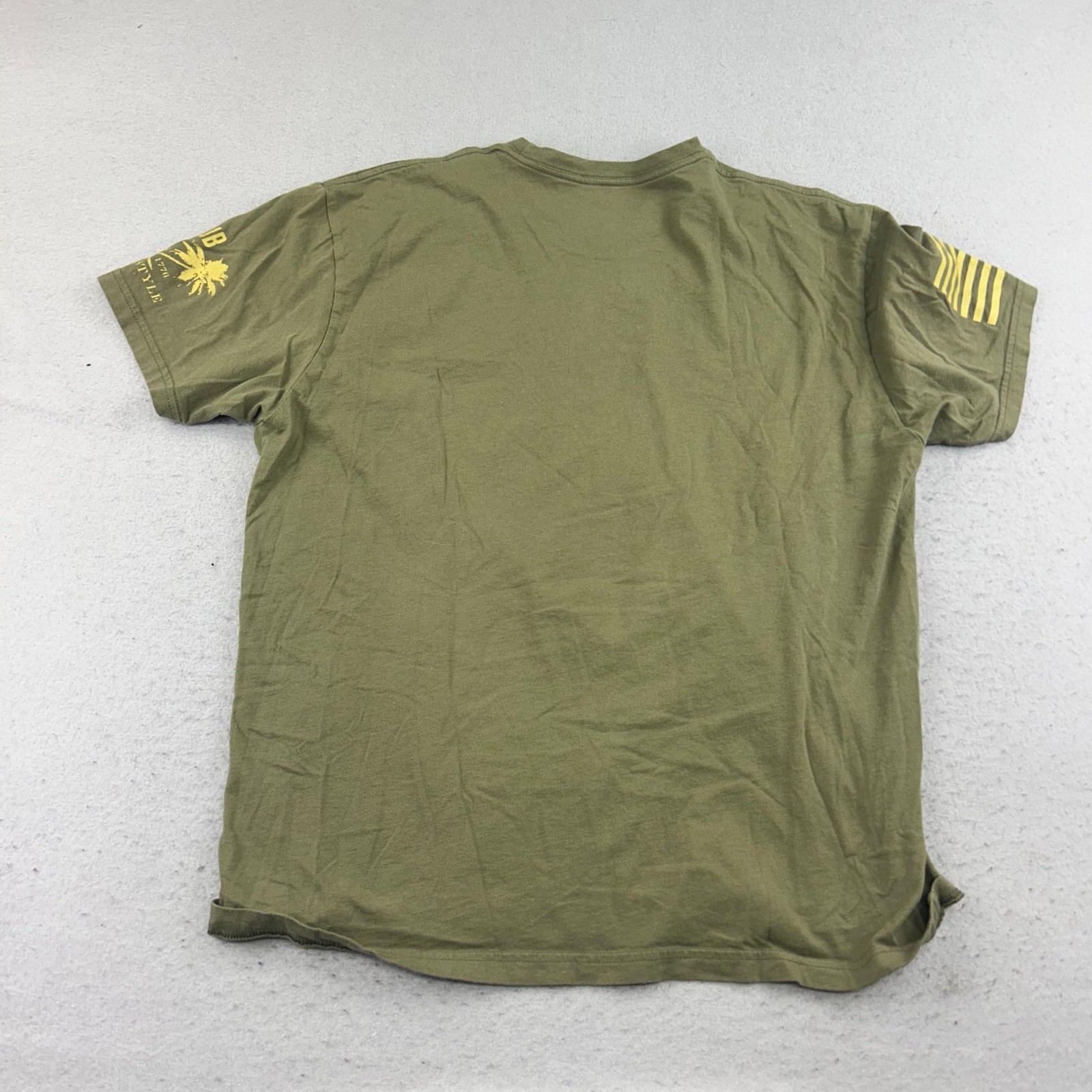 Grunt Style Shirt Mens XL Green Cotton Short Sleeves Crew Neck Tee
