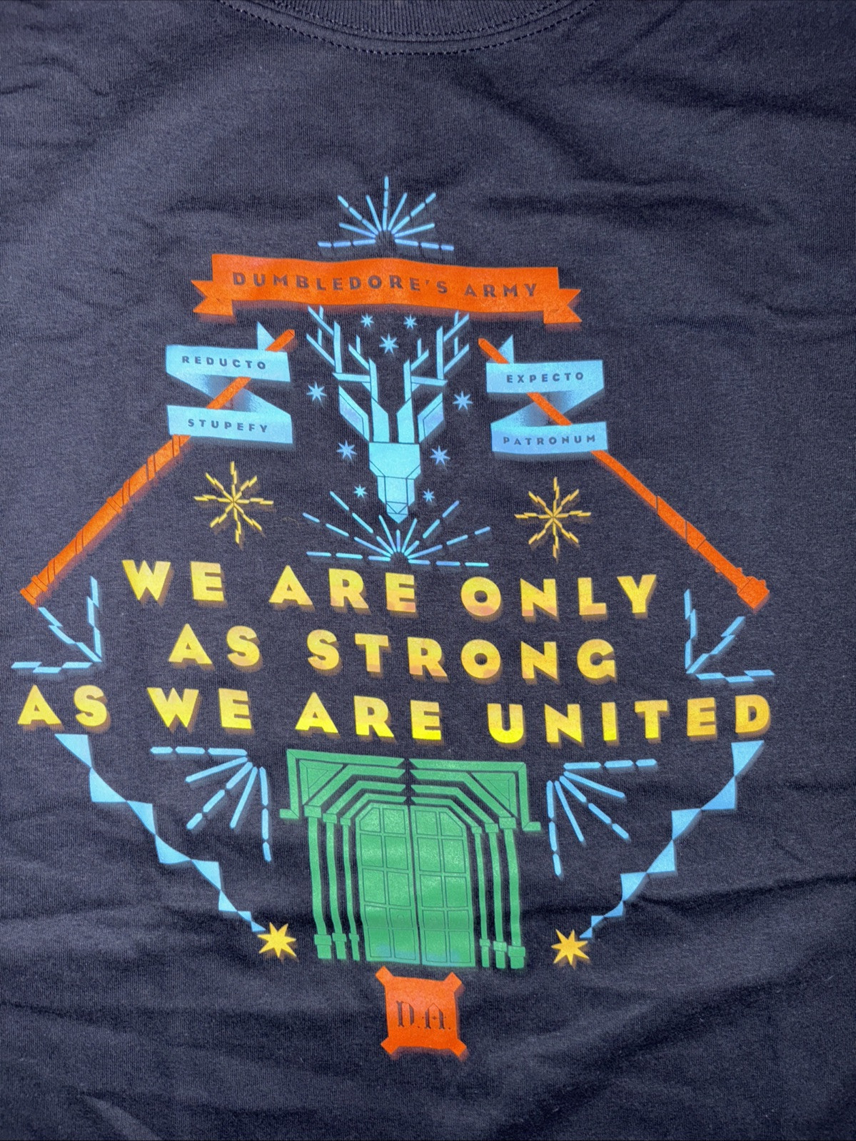 NWOT Loot Crate Exclusive Harry Potter Dumbledore’s Army Black t-shirt Size 3XL
