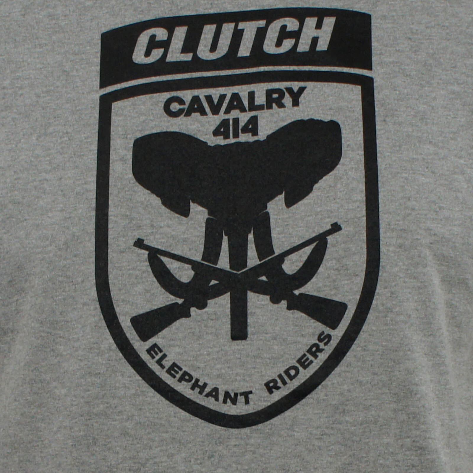 Authentic CLUTCH Band Elephant Riders Logo Gray T-Shirt S M L XL XXL NEW