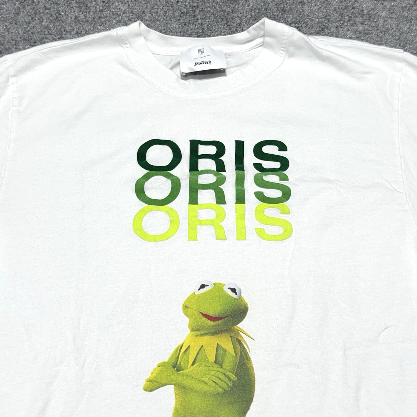 Oris Watches Kermit The Frog Muppets T-Shirt Large Pro Pilot X Organic Cotton