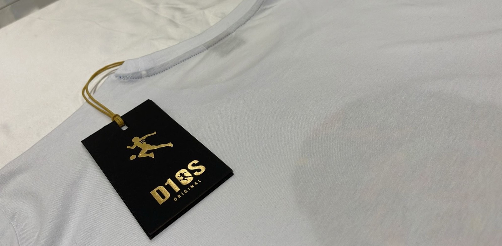 D10S Cotton 100% Maradona Diego Official Product White Jersey T-Shirt Dios 10
