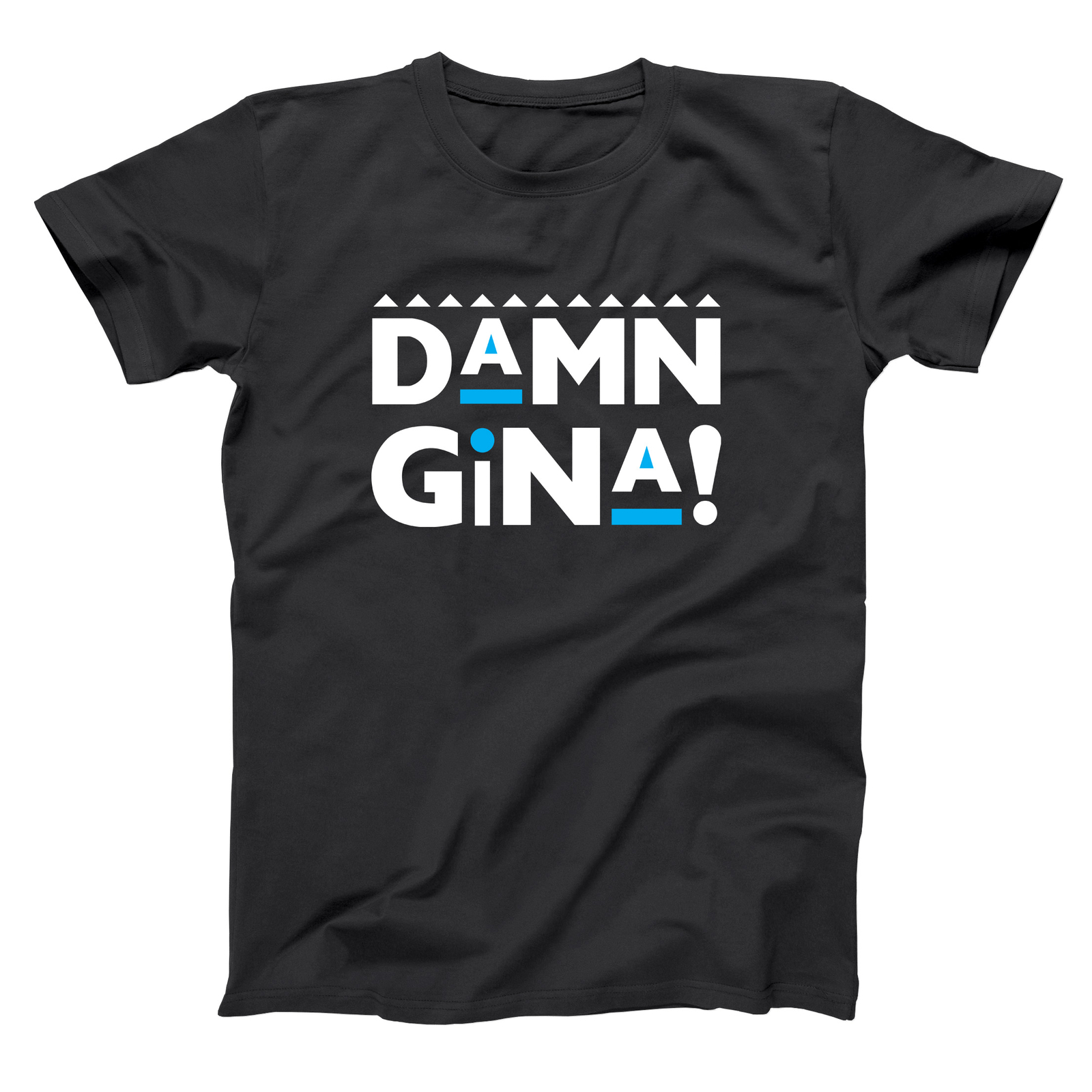 Damn Gina Funny Retro Martin Humor 90S Black Basic Men&rsquo;s T-Shirt