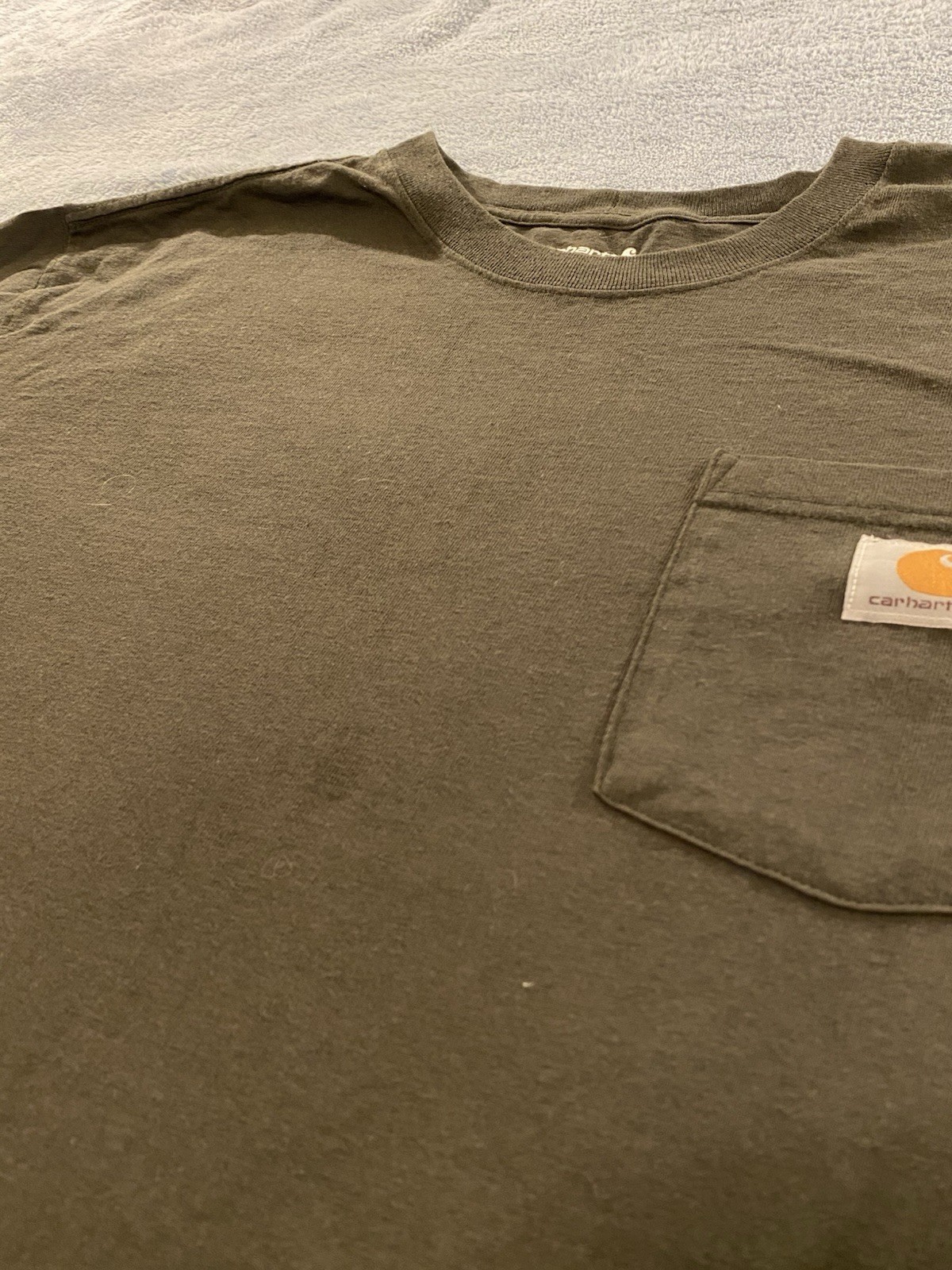 Lot of 4 Carhartt Men&rsquo;s XL Tall Loose Fit Pocket T-Shirts, Men’s Work Wear