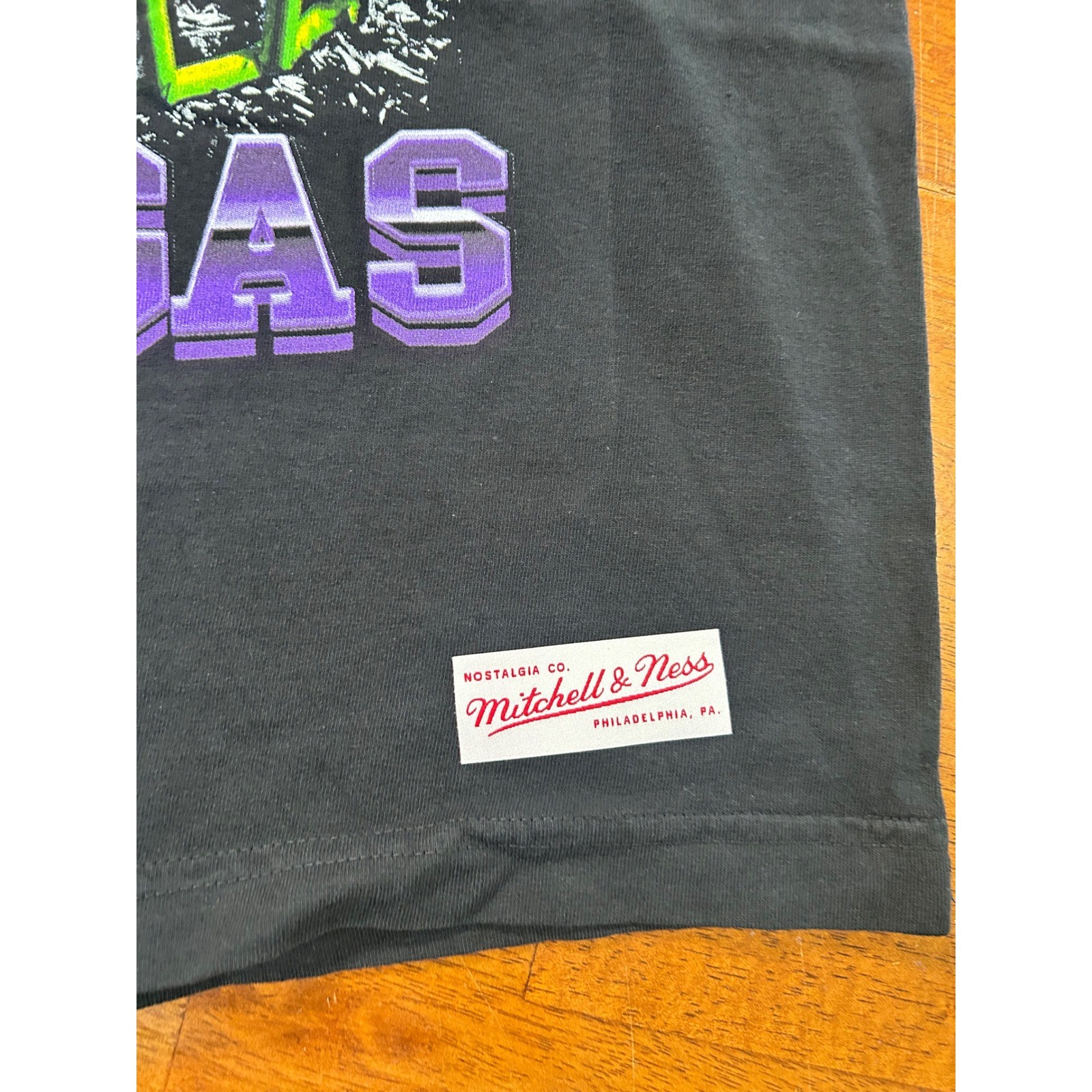 New Mitchell & Ness Usher Event Night Mens L T Shirt Black Super Bowl LVIII