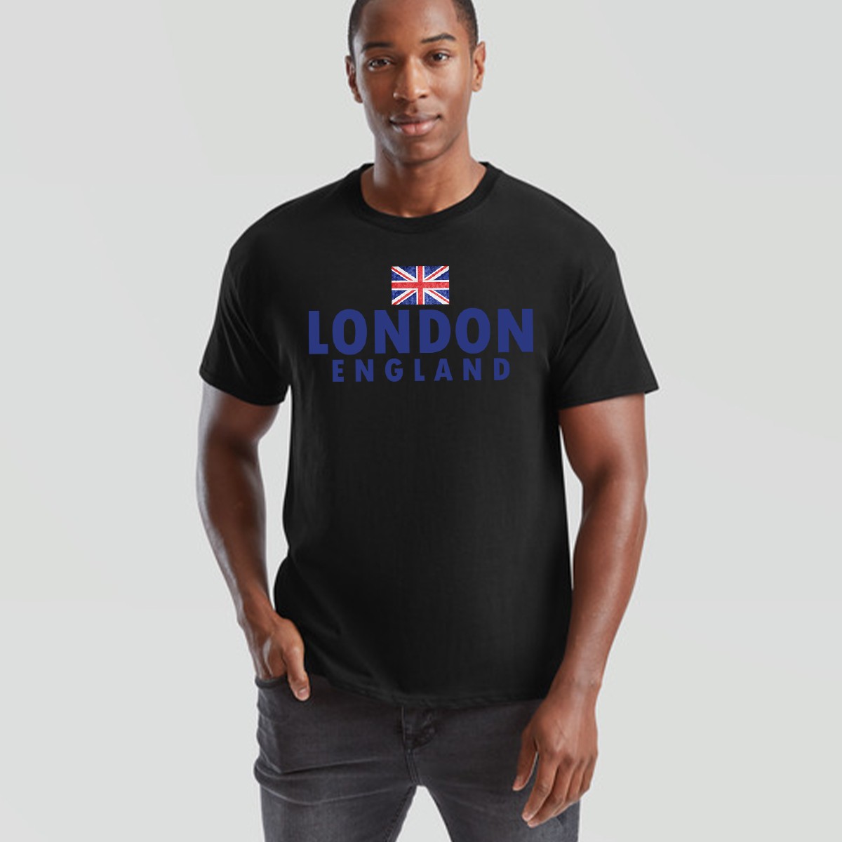 London England Union Jack Flag Cities Travel Mens T-Shirt Womens Tee