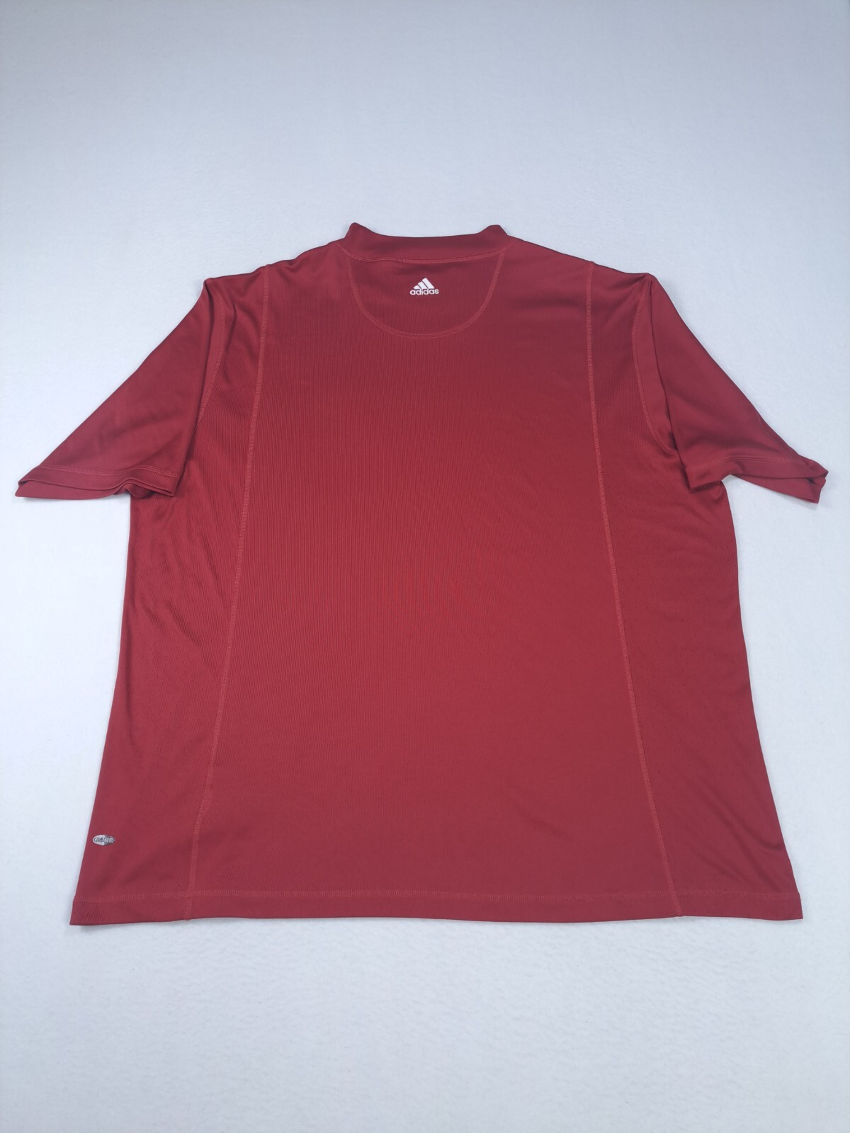 Adidas Shirt Mens XXL Red Climacool Athleisure Lounge Wear Performance Crew Neck