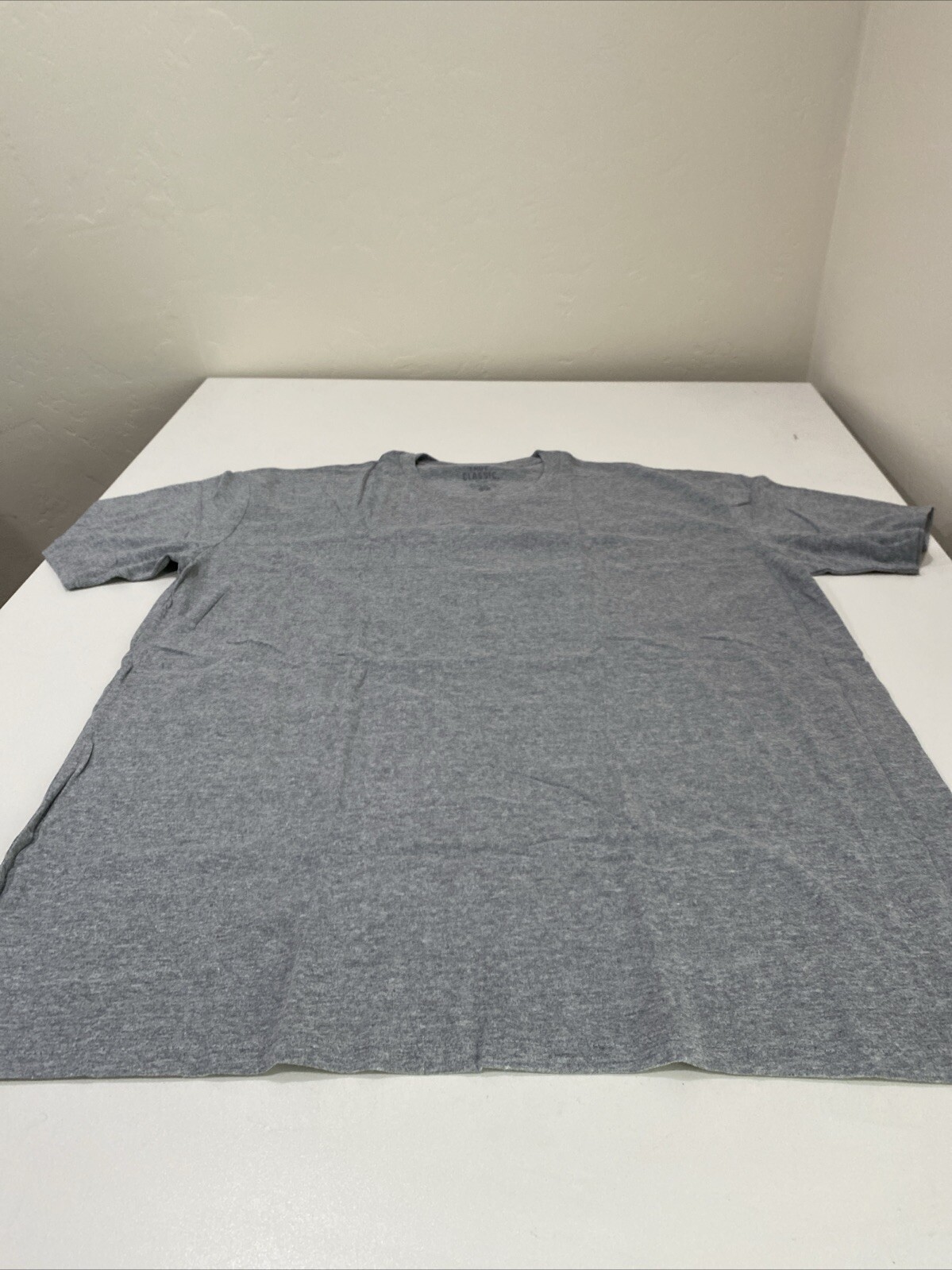 True Classic 1 Pack, Men&rsquo;s Short Sleeve Crew Neck T-Shirt Grey Size XL
