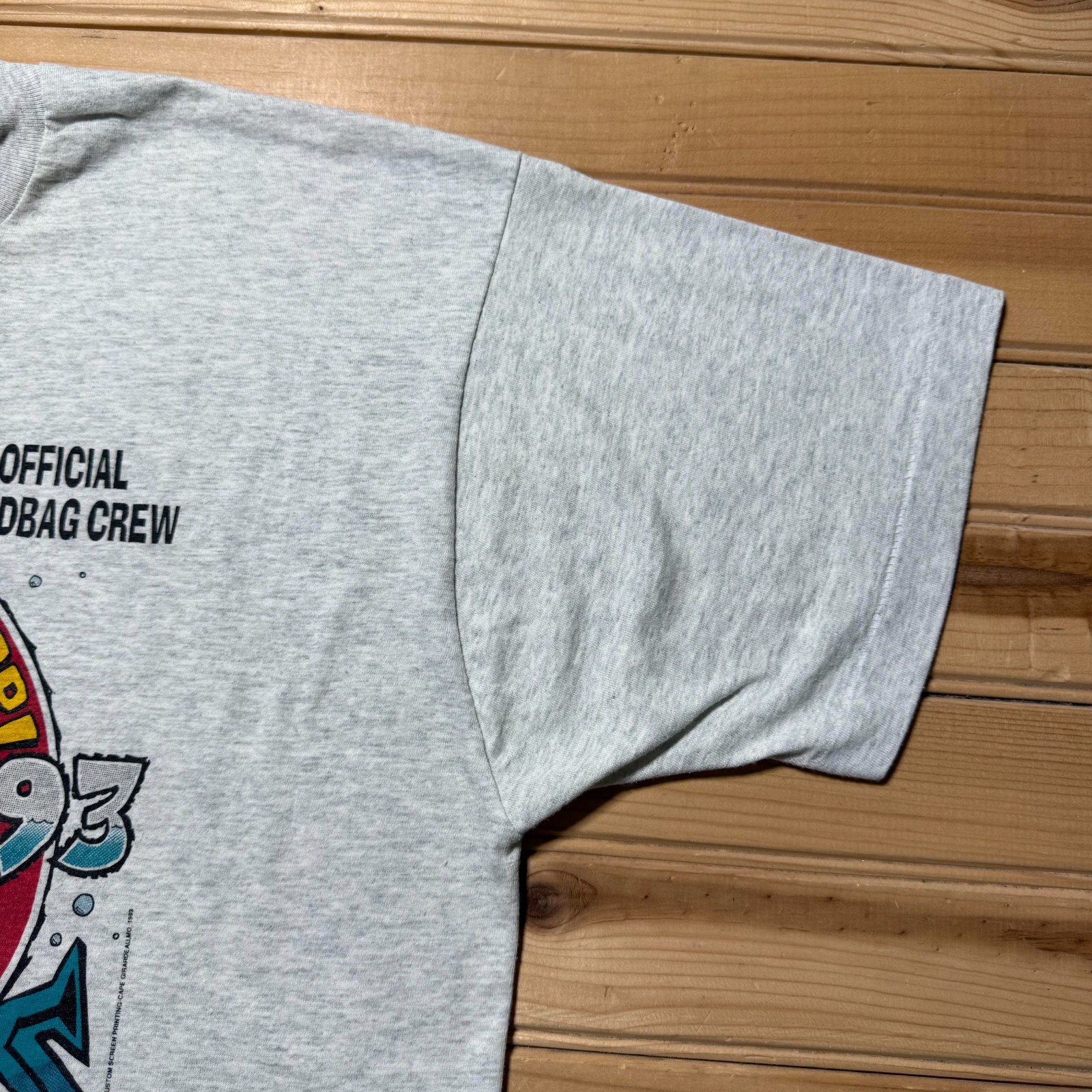 Vintage 1993 Mighty Mississippi Flood Finals Race Map T-Shirt USA Made – Size XL