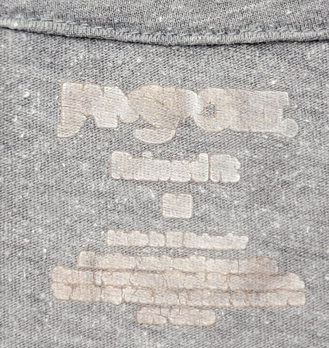 Jansport Mens Gray Miami University Red Hawks T-Shirt Size M Relaxed Fit