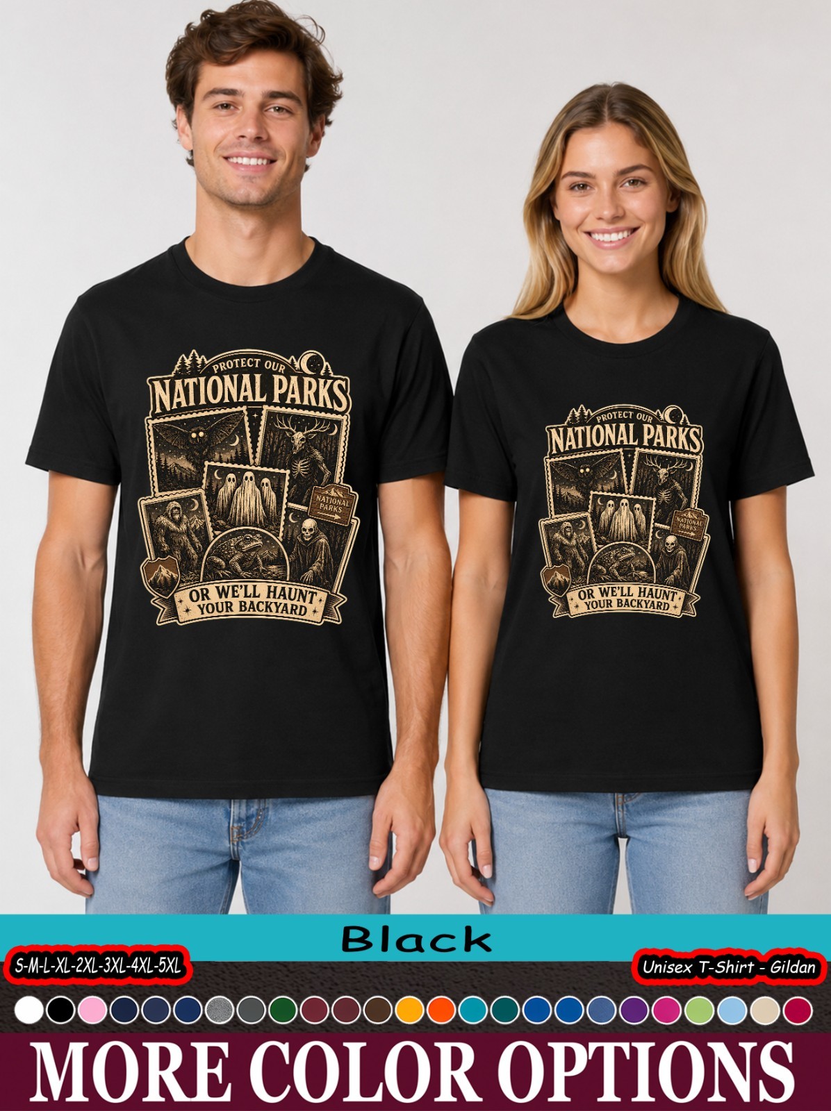 Cryptid National Parks Shirt, We&rsquo;ll Haunt Your Backyard Tee