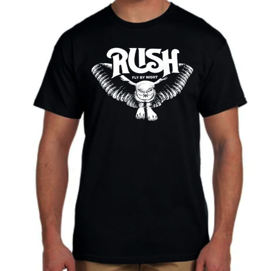 Rush Fly By Night Rock Band Men&rsquo;s T Shirt (Multiple Colors)