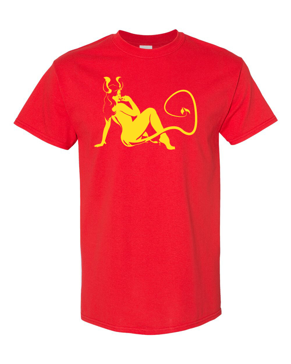 DEVIL GIRL Unisex T-Shirt Multi Colors S-XL FREE S&H! Kyle Millar art Pin-Up