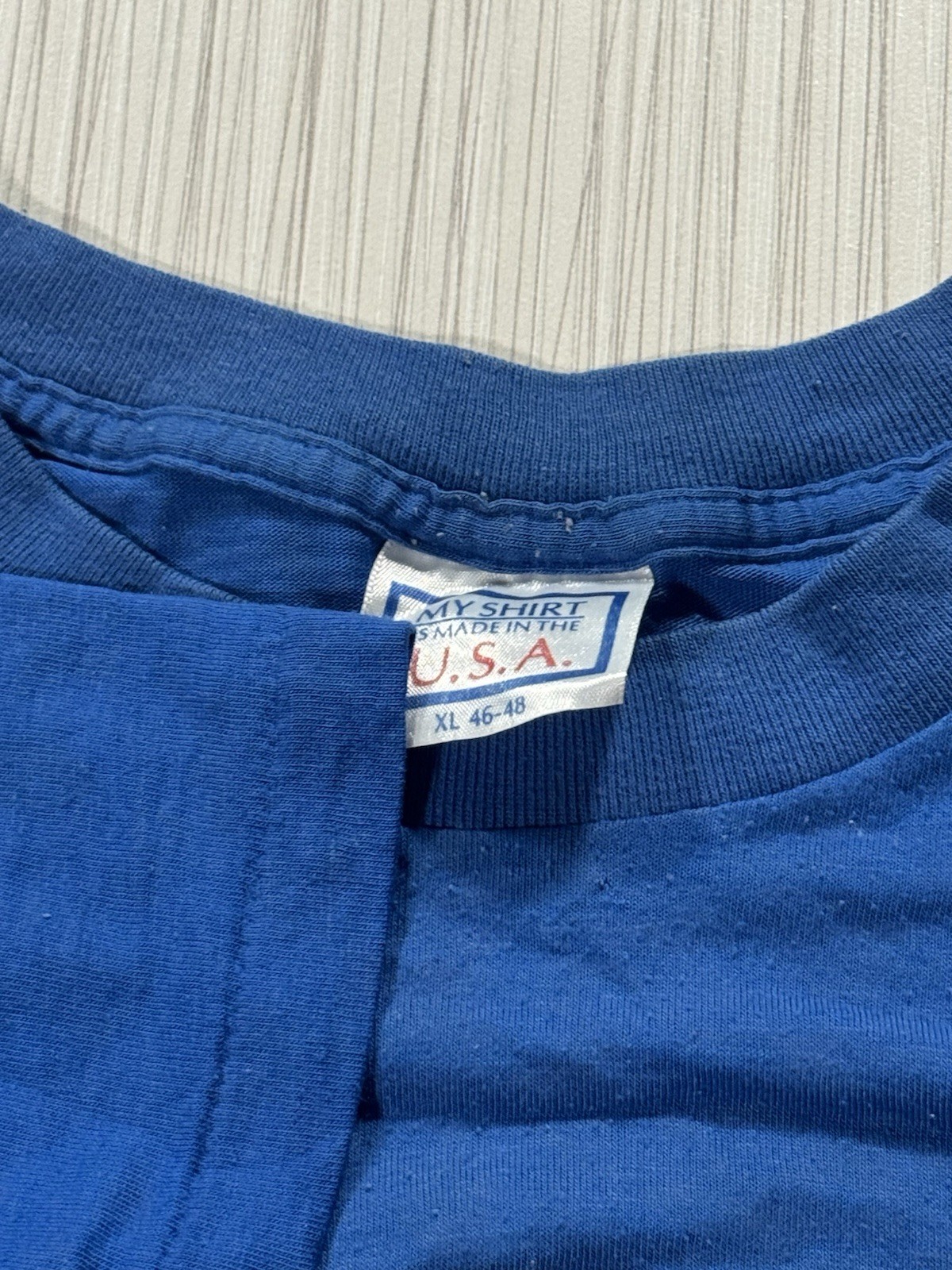 Vintage 80s 1987 Boston Third Stage Blue Concert Tour Shirt Size XL