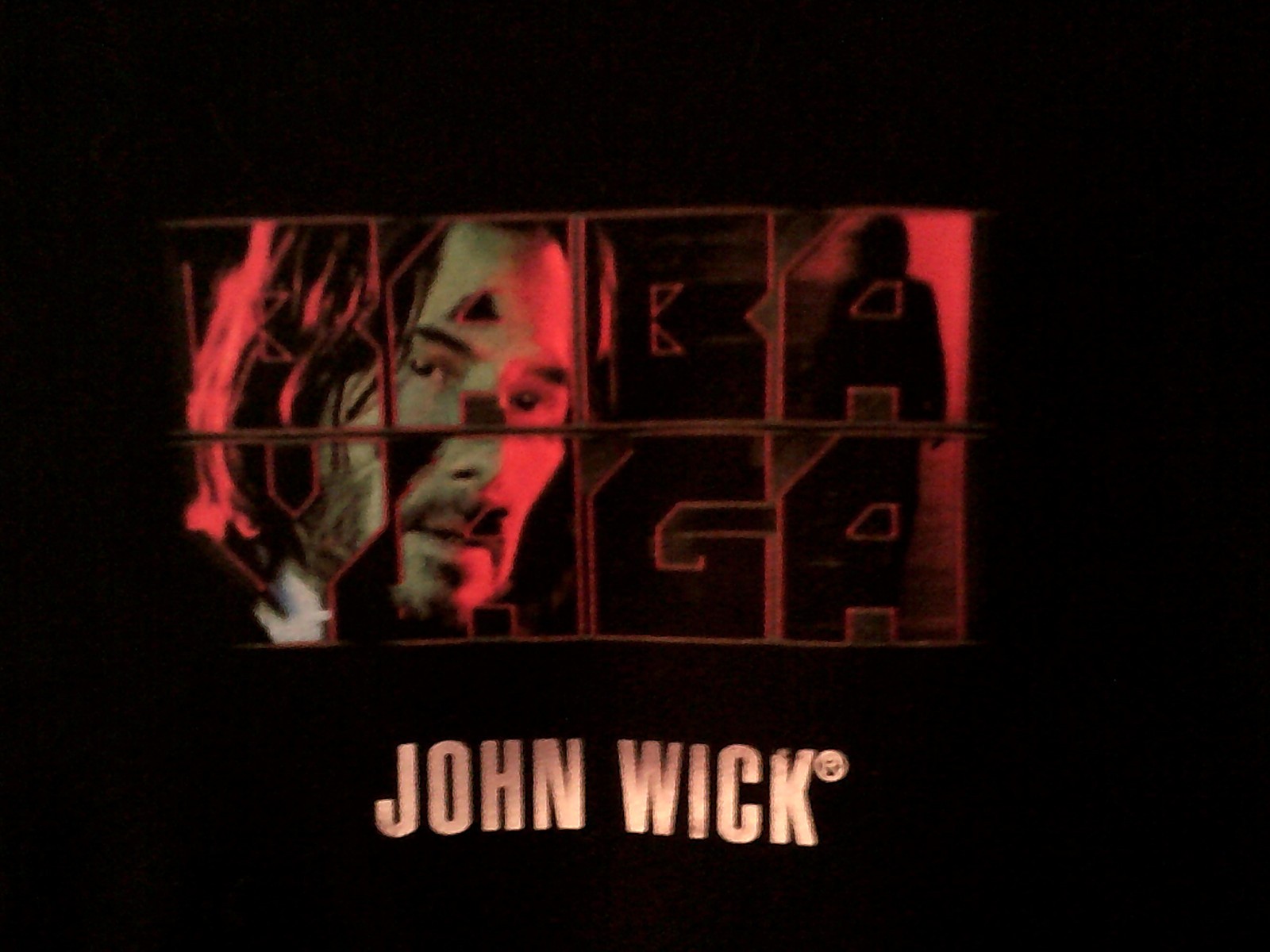 NEW SHOE PALACE « John Wick – I&rsquo;m Back Tee » MEN&rsquo;S BLACK RED T-SHIRT MED JWSS105