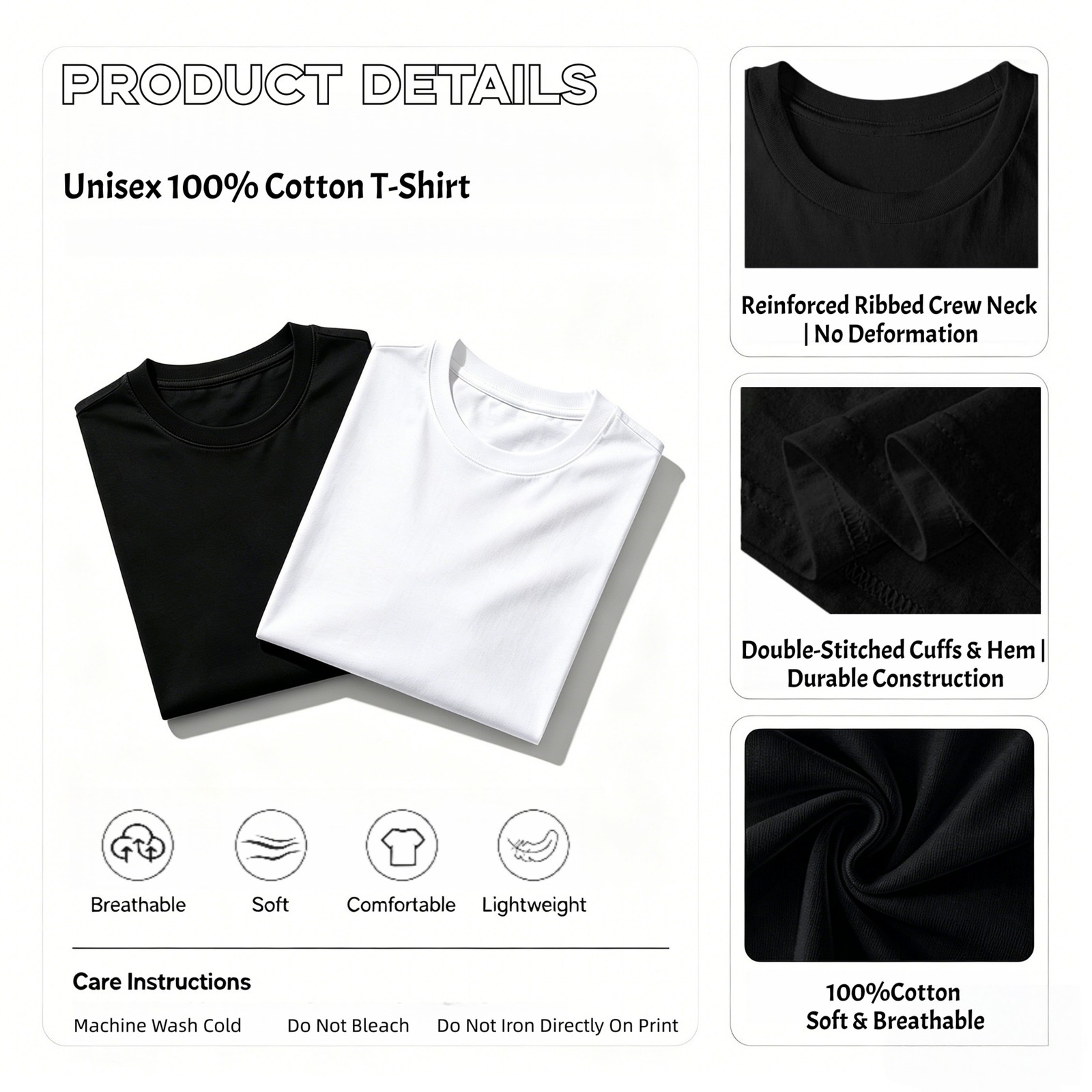 Personalized Custom T-Shirt Printing with your photo, text, logo, anything New