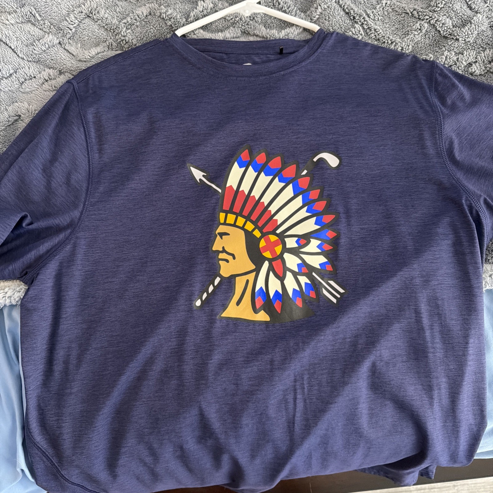 Greyson Mens Shinnecock Hills Navy Blue Tshirt Medium