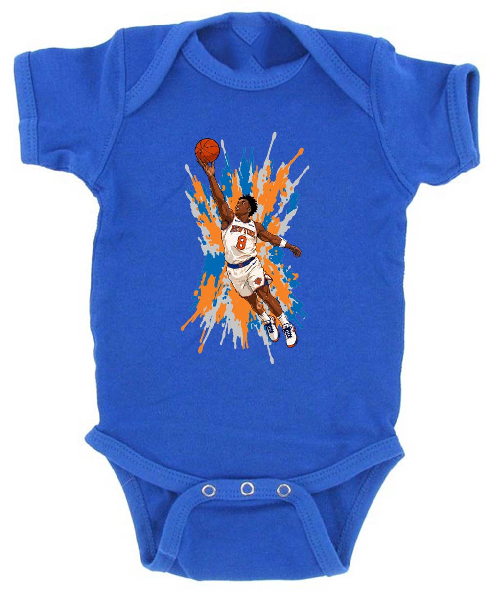 OG Anunoby Spray Paint Knicks Tip In Creeper Romper One Piece BABY 6 Month