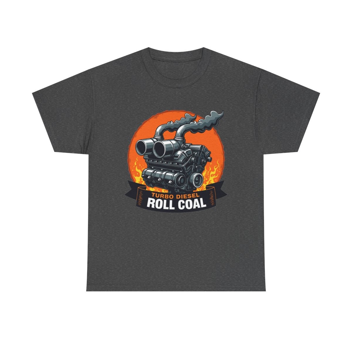 Turbo Diesel Roll Coal T-Shirt Graphic Tee for Truck Lovers Gift