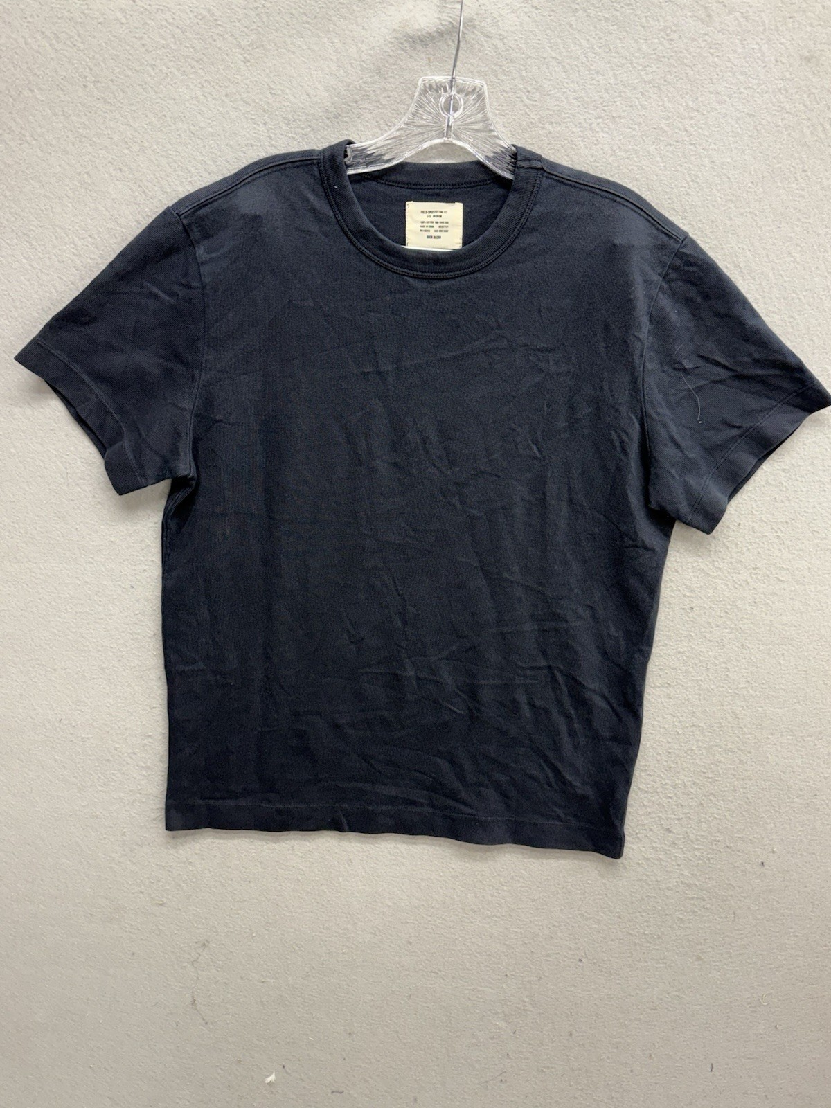 Buck Mason Men&rsquo;s Field-Spec Cotton Heavy Tee Night Sky Venice Wash Size Medium