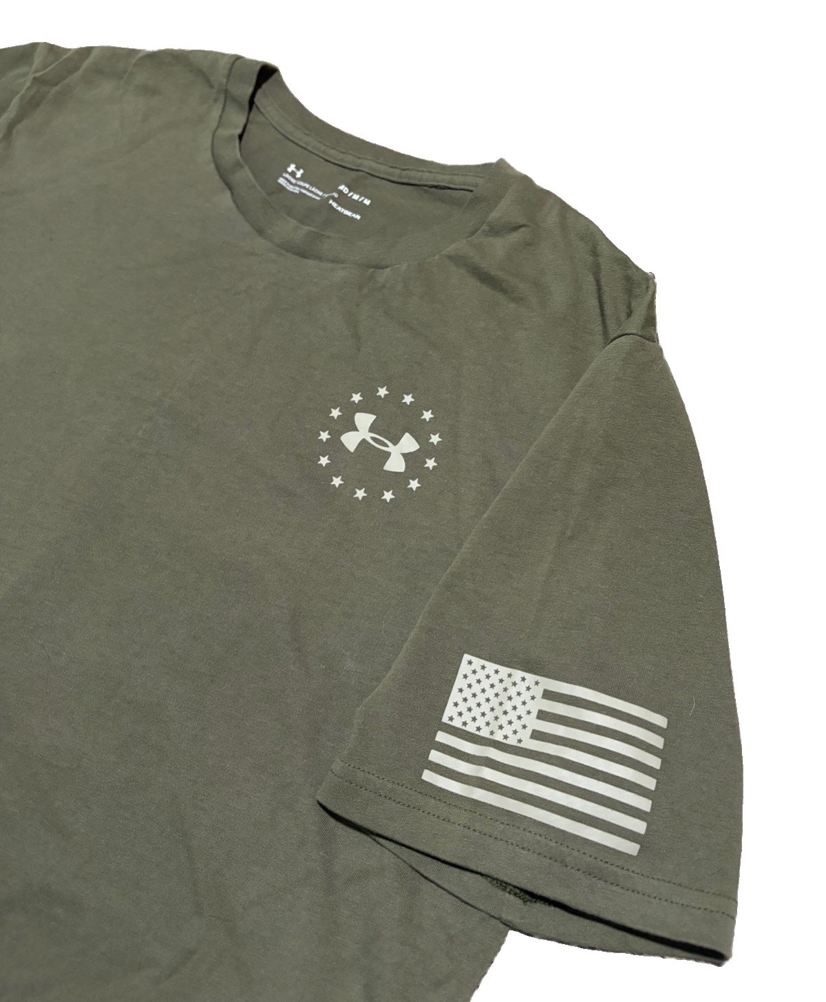 Under Armour Men&rsquo;s Freedom Flag T-Shirt USA Veterans Patriotic Military – M