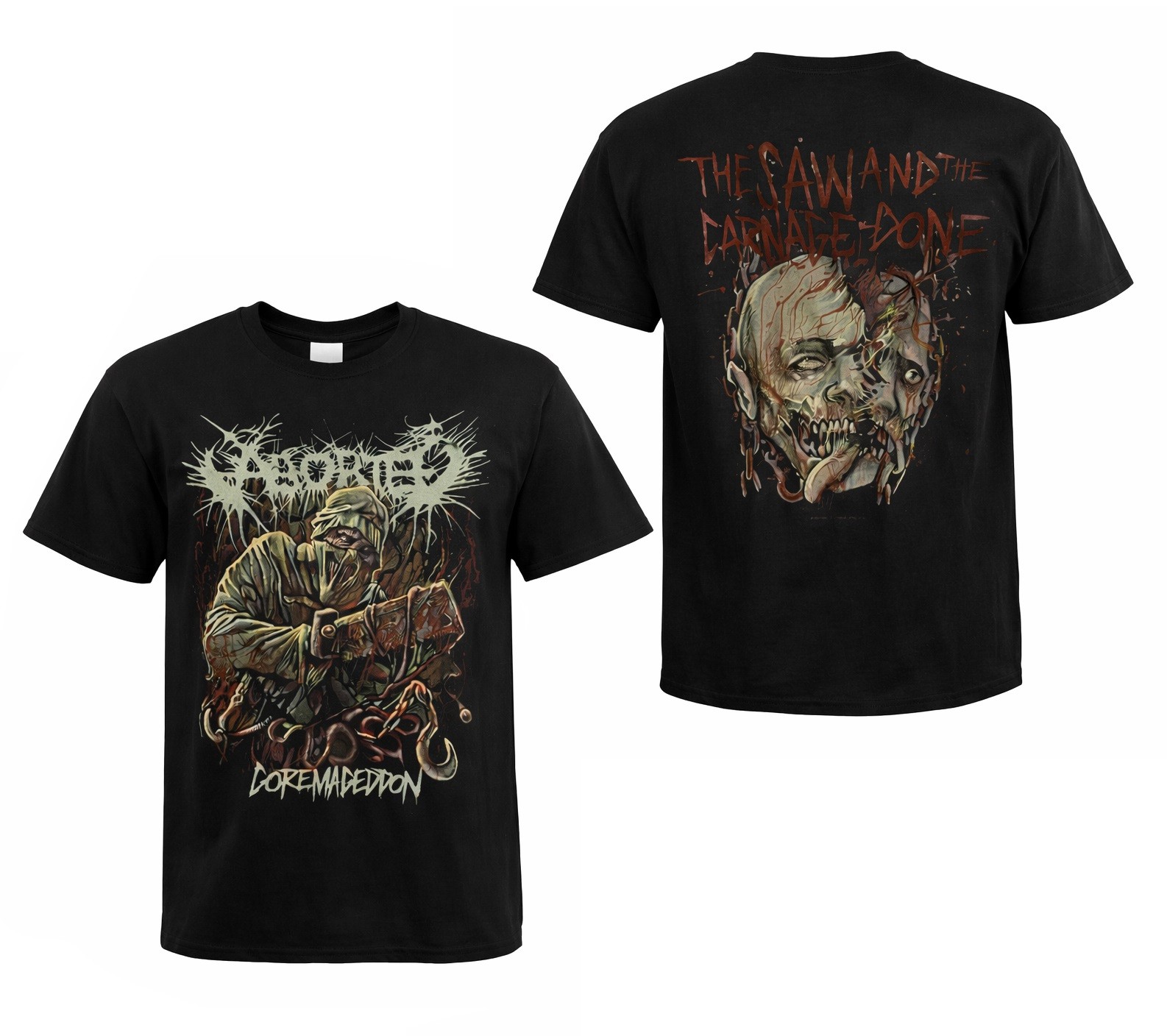 Authentic Aborted Goremageddon T-Shirt S-2XL NEW