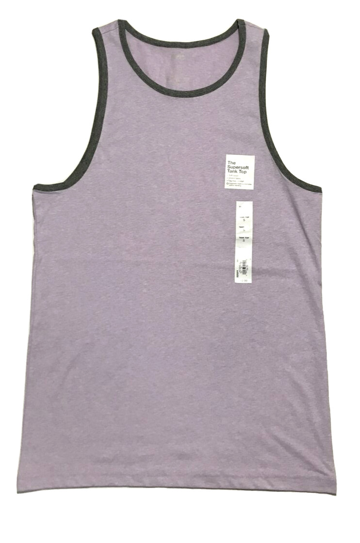 SONOMA Supersoft Stretch Tank Top-Tag Free-Lilac Purple – Men&rsquo;s Size S NEW