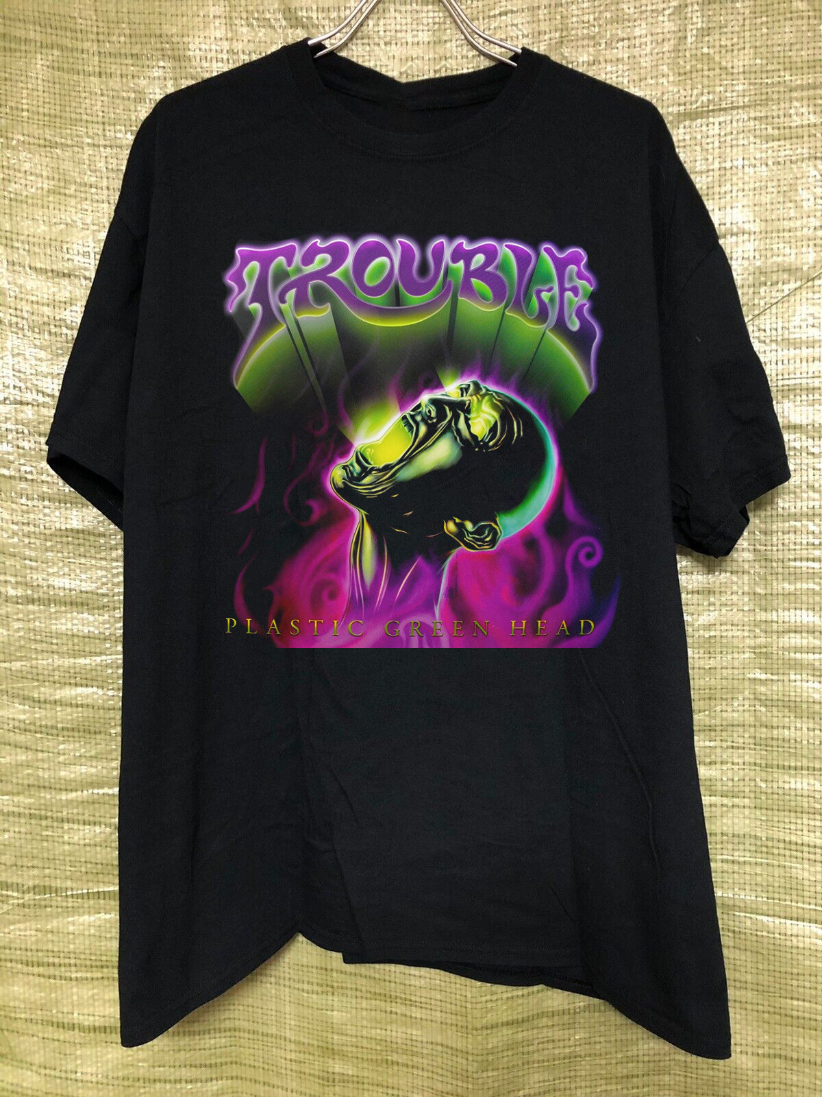 Plastic Green Head Album Trouble Unisex T-Shirt Cotton Full Size BT1180