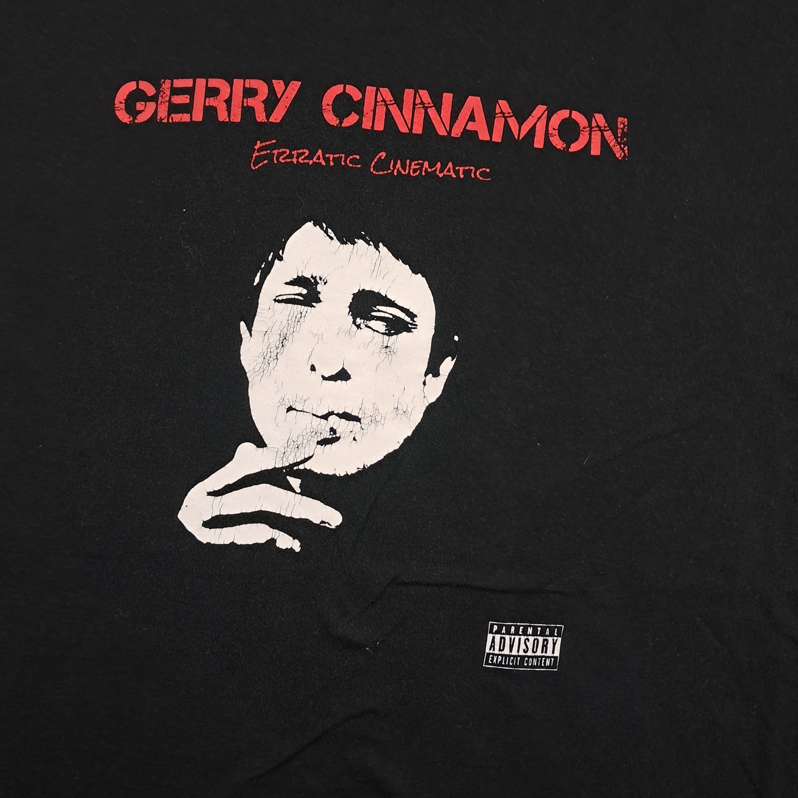 Gerry Cinnamon T Shirt Large Men&rsquo;s Black Cotton Outdoor Band Graphic Music Tour