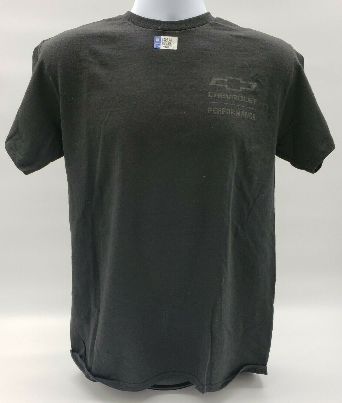 Black T-Shirt w/ Gray Chevrolet Performance Script / Logo & Bowtie Emblem