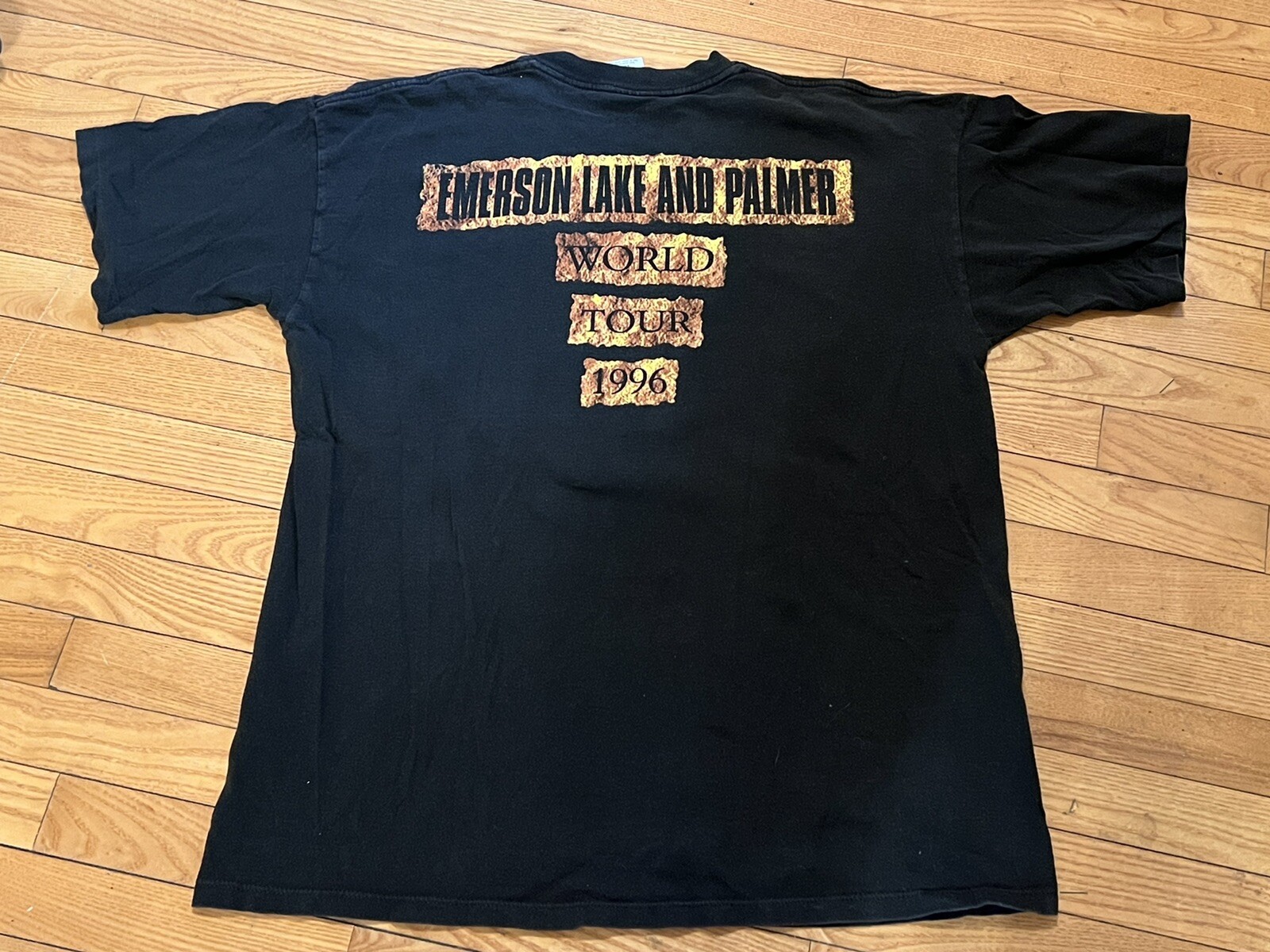VINTAGE Emerson, Lake, and Palmer 1996 Tour T-Shirt XL Wild Oats