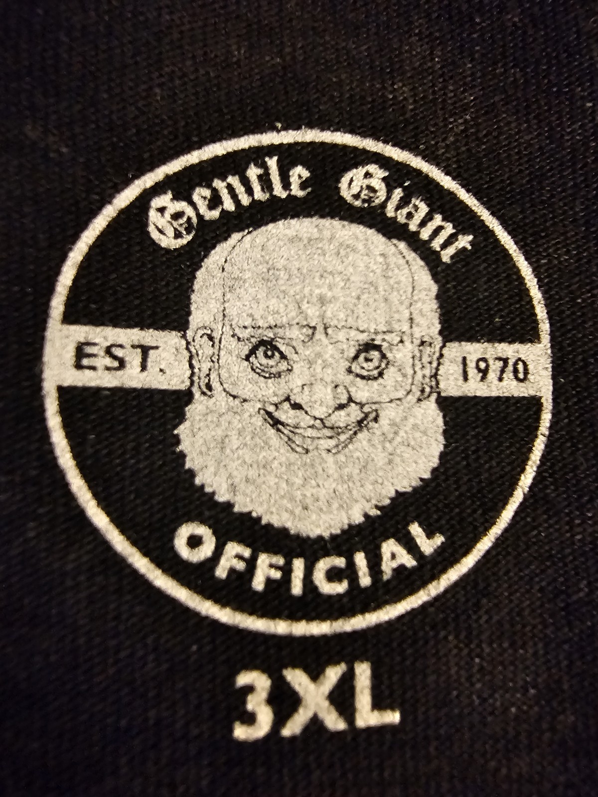 Gentle Giant Mineral Wash Official Band T Shirt Progressive Rock Size 3x