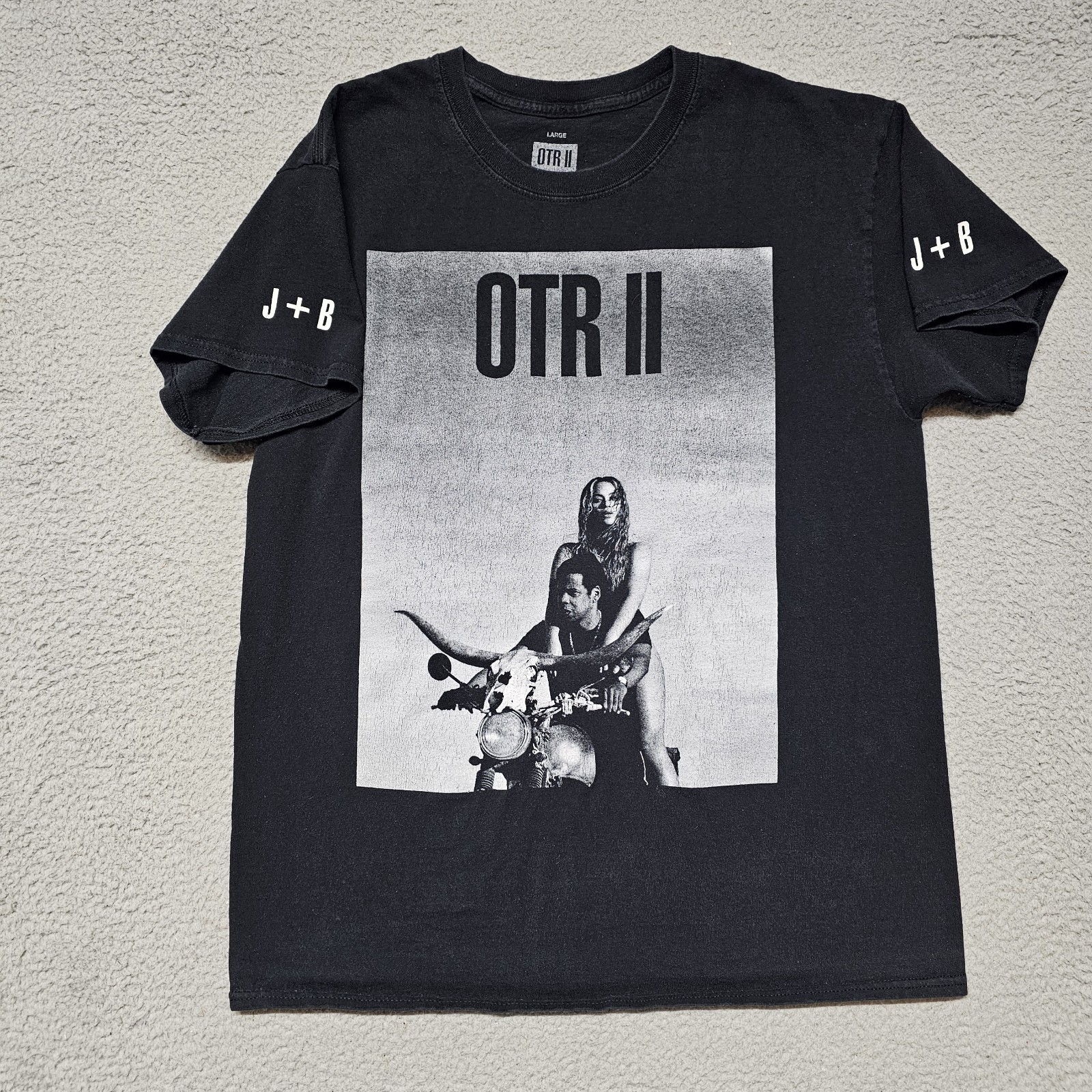 OTR II Jay-Z Beyonce 2018 Concert World Tour Shirt Large Black On The Run
