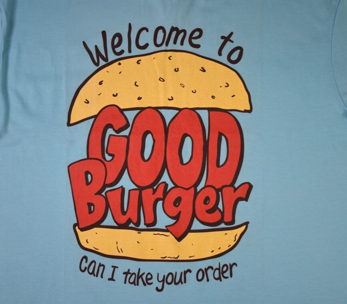 Nickelodeon Mens Welcome To Good Burger Can I Take Your Order Shirt New XL