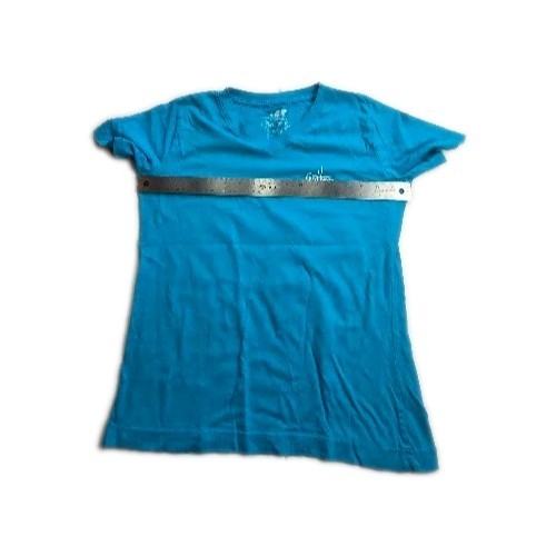 Guy Harvey Men&rsquo;s Sz S/Wo&rsquo;s SZ M (36×21) Tropical Life V-Neck Fish Blue Tee Shirt