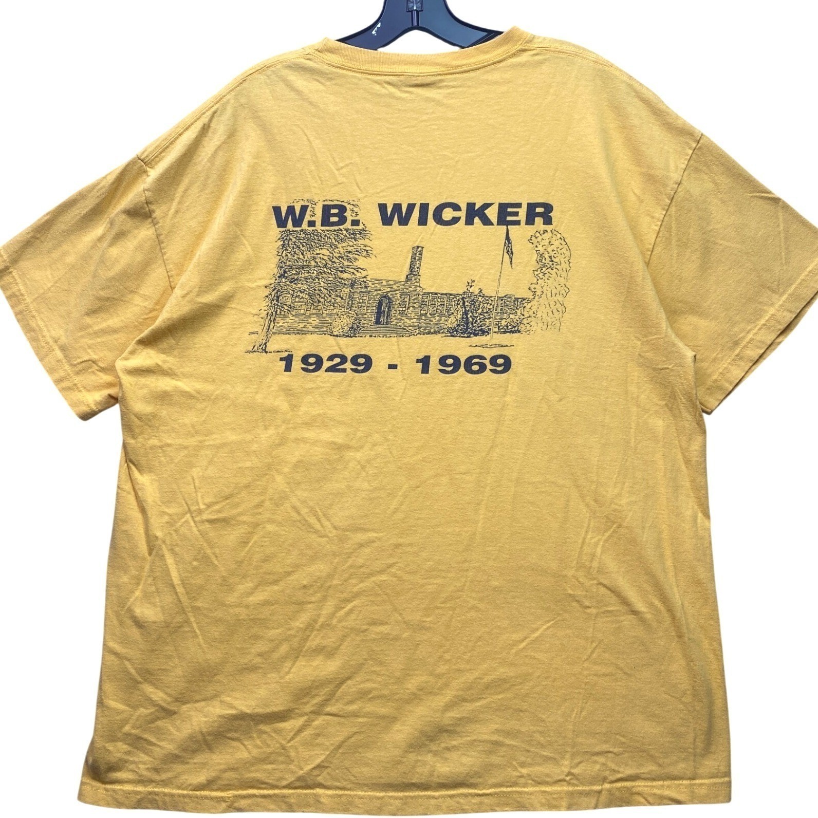 Vtg Wicker High Shirt Mens Extra Large Reunion Spell Out Academia Everyday
