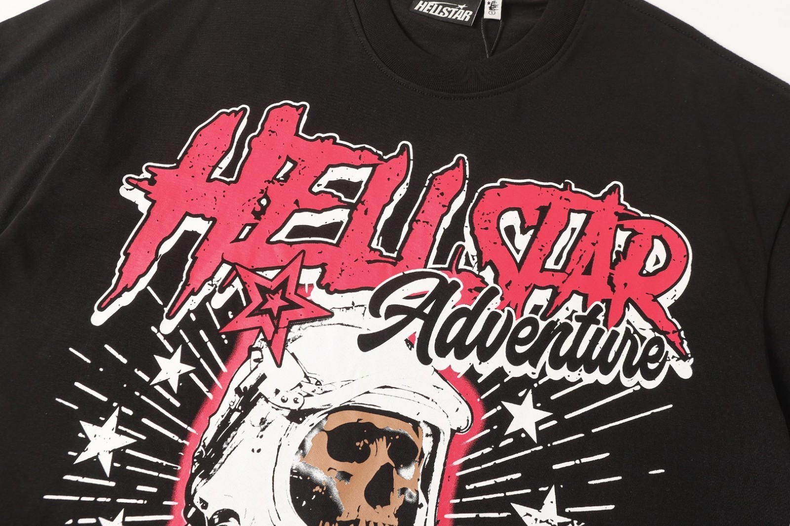 Graphic Hellstar tee shirt Men&rsquo;s Black Cotton NEW