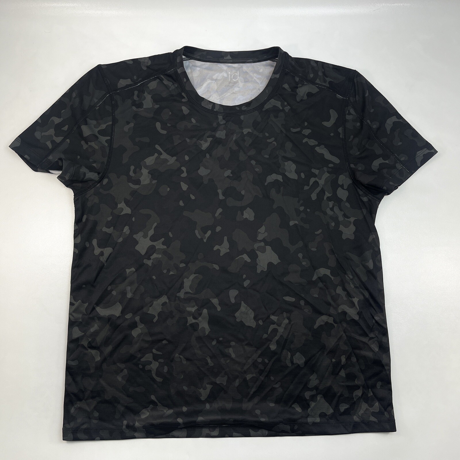 i-d Ideology RapiDry Wicks Moisture Away Camouflage Military Running T-Shirt L