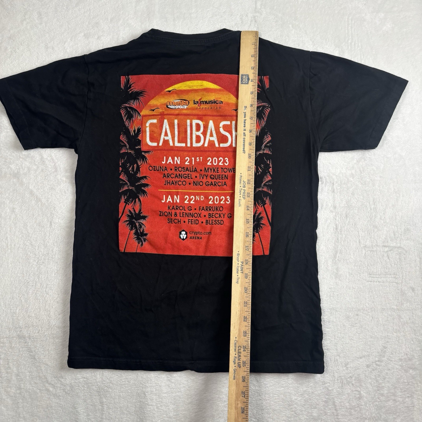 Ozuna Calibash 2023 Black Short Sleeve Graphic Shirt Men&rsquo;s Medium