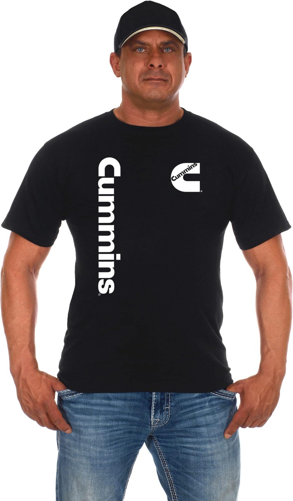 JH Design Men&rsquo;s Cummins Diesel T-Shirt a Crew Neck Shirt