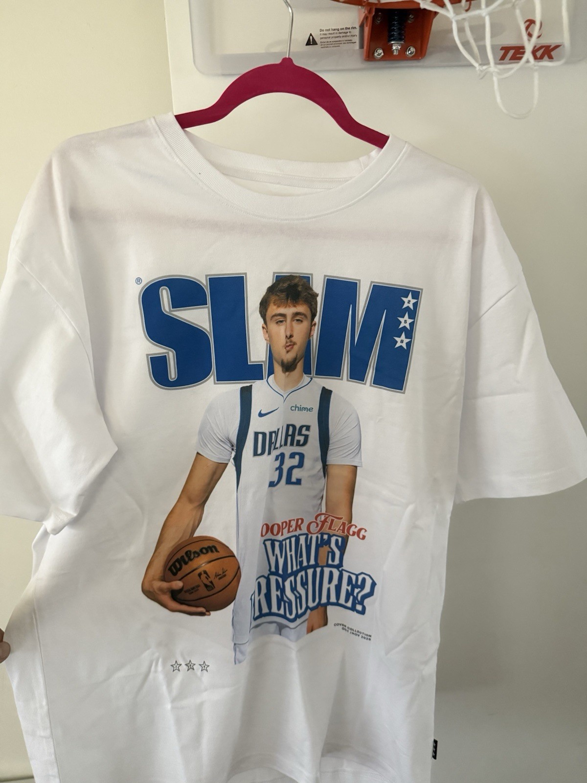 COOPER FLAGG MAVS Slam Cover Large Shirt Authentic Item From Slam