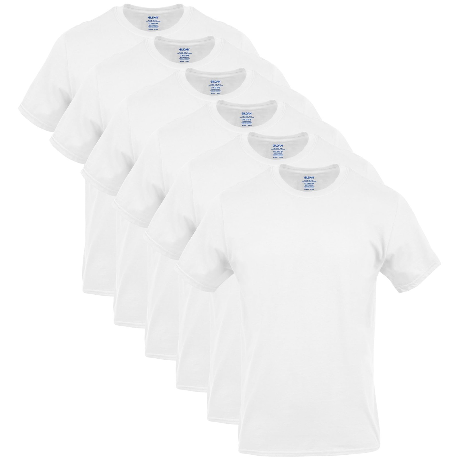 Gildan Men&rsquo;s Crew T-Shirts, Multipack, Style G1100