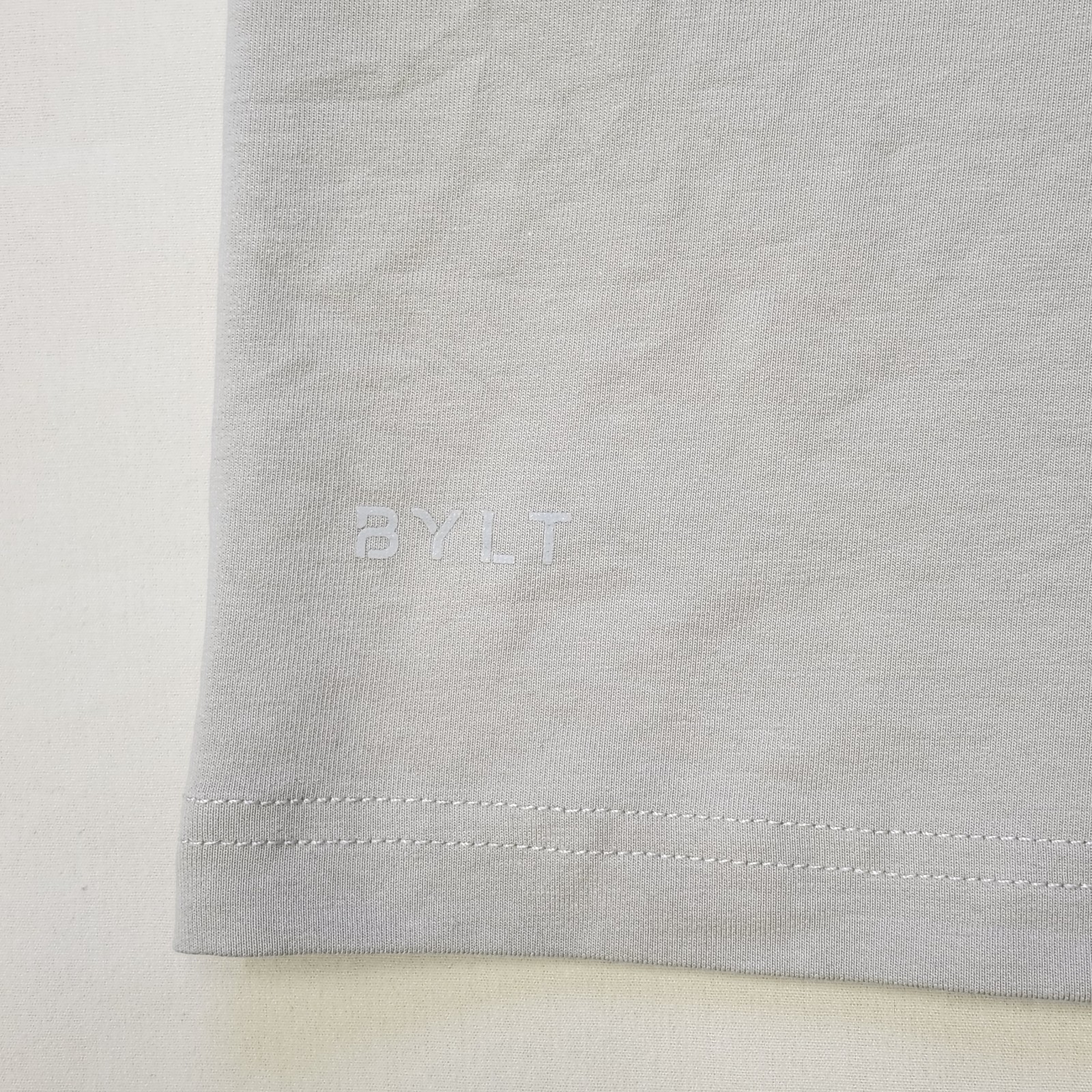 BYLT Premium Basics Lux Box Bylt Collar Tee T-Shirt Mens Size XL Dove